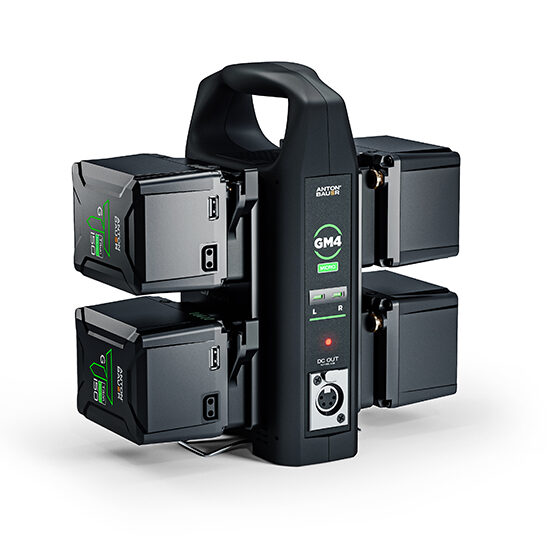 GM4 4-Position Micro Battery Charger (Gold-Mount) - with batteries