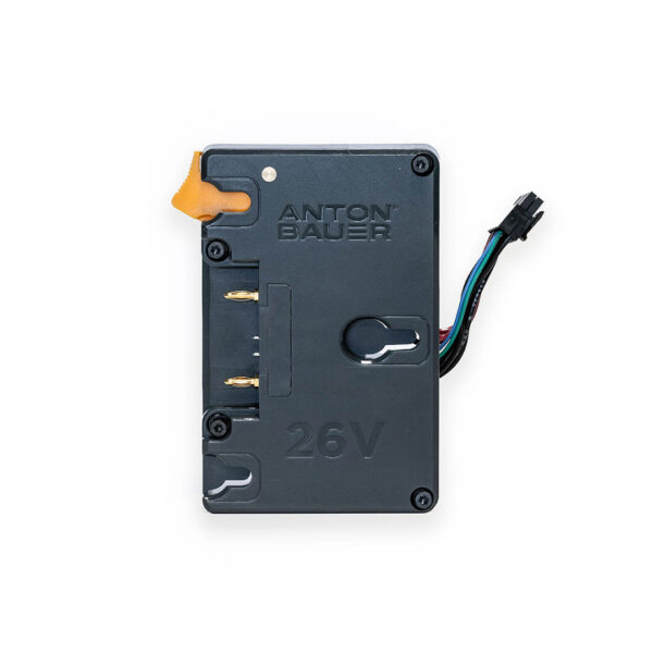 Anton/Bauer 26V Gold Mount Plus Bracket - Blackmagic URSA Cine (Front)