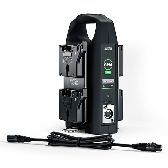 GM4 4-Position Micro Battery Charger (Gold-Mount) - with cable