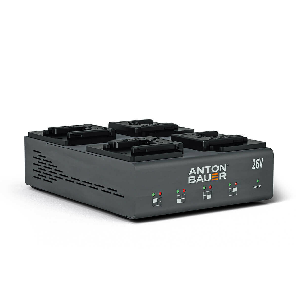 LP4 B-Mount Charger - batteries mounted