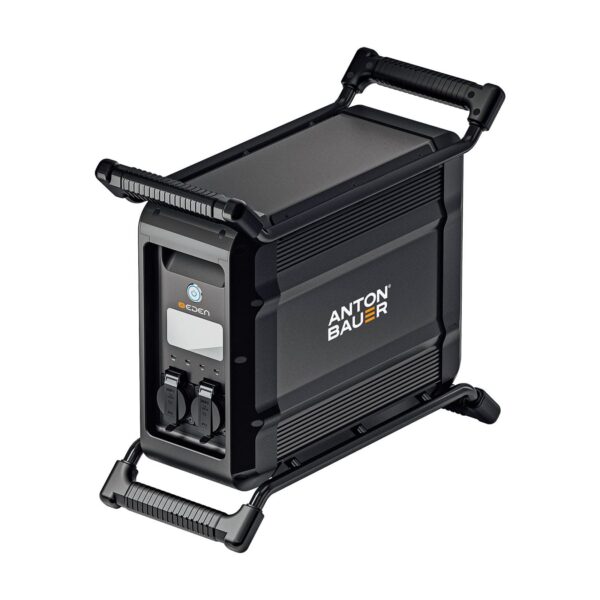 EDEN - 2.5kWh mobile power station designed for film, TV, and outdoor industries (top view)