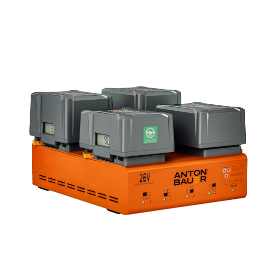 Dionic 26V LPD Quad Gold Mount Plus Discharger - batteries mounted