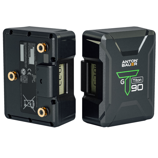 Titon 90 Gold Mount Battery - side by side