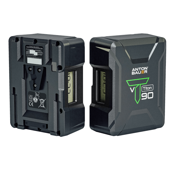 Titon 90 V-Mount Battery - side by side