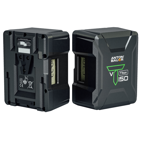 Titon 150 V-Mount Battery - side by side